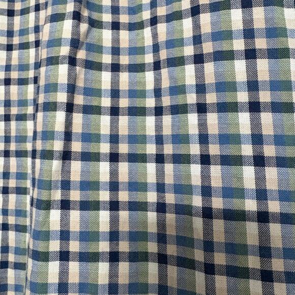 Johnnie O Hangin Out Button Down Shirt Plaid Medium Tailgate Prep Harborcore - Picture 3 of 7